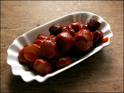 Currywurst (vegan)