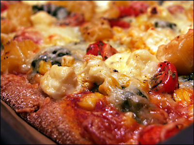Gemüsepizza (vegetarisch)
