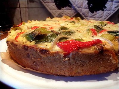 Dinkel-Gemüsequiche (vegetarisch)
